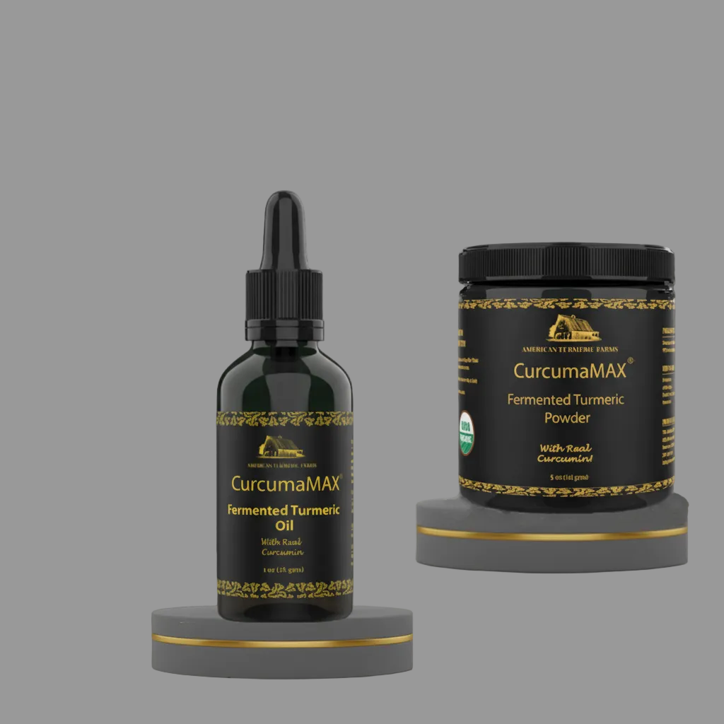 Product Bundle - CurcumaMAX Fermented Turmeric Oil & CurcumaMAX Fermented Turmeric Powder