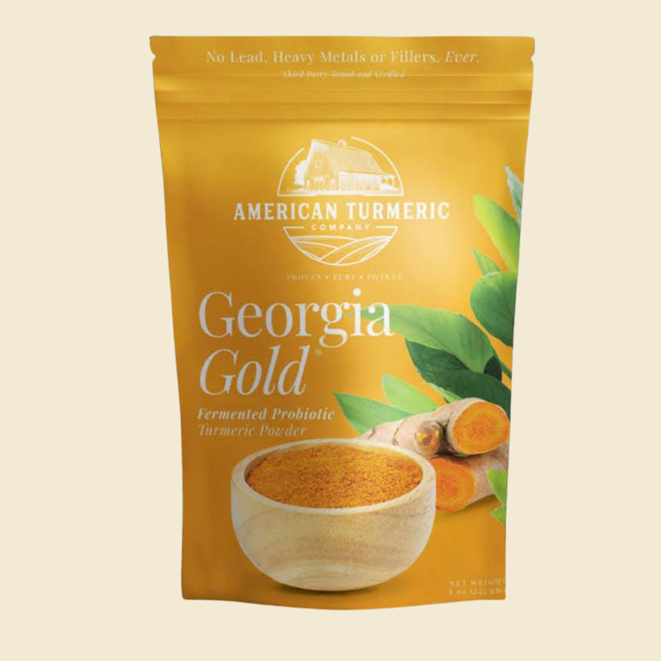 Unlock Superior Bioavailability and Joint Health with Probiotic-Enriched Fermentation - Georgia Gold Fermented Turmeric Powder - 1/2 lb