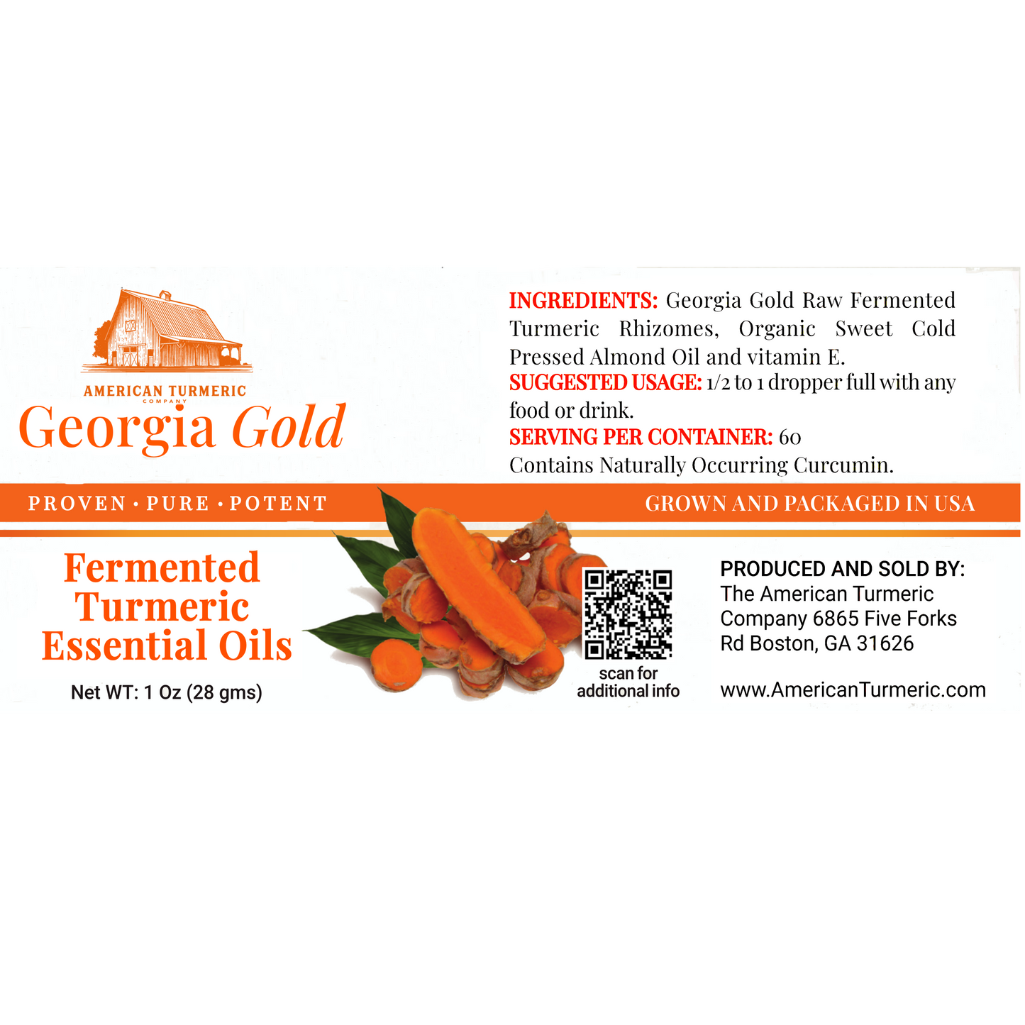 Fermented Turmeric Essential Oils - Concentrated Turmeric Goodness