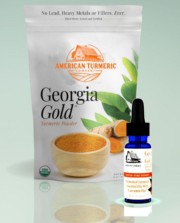 Organic Turmeric Powder & Fermented Turmeric Oil Bundle – Clean Support for Vitality